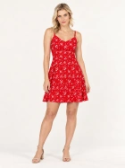 V-Neck Mini Dress