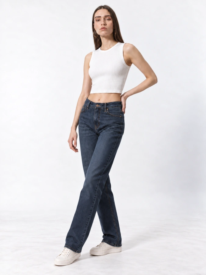 Cropped Knit Top