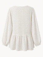 Free People Broderie Puff Sleeved