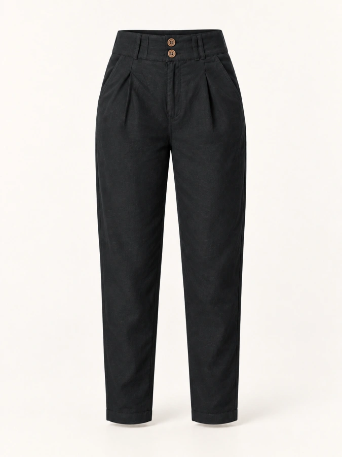 Black Linen Pants