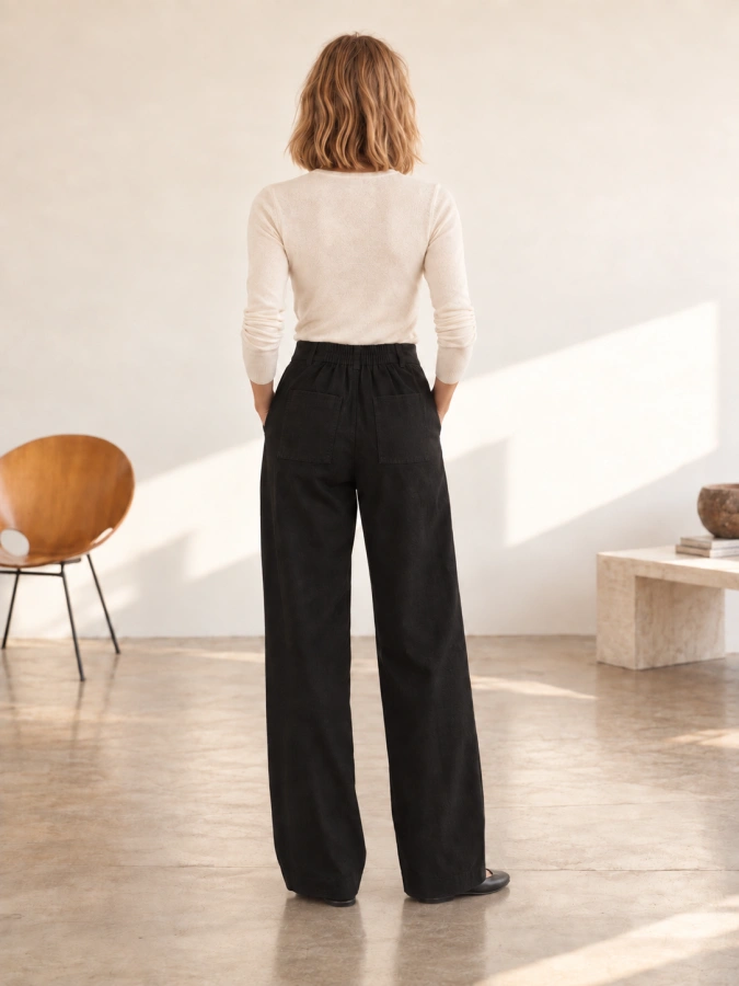 Wide Leg Linen Pants