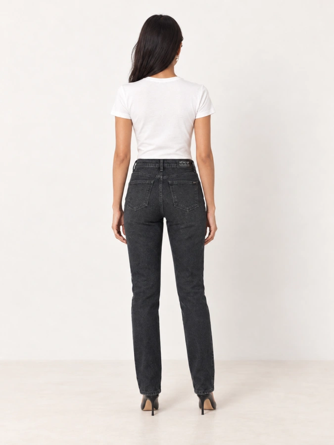 HMU Mom Fit Denim