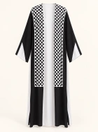 Monochrome Chess Abaya