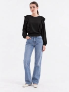 Justice Long Sleeve Ruffle Blouse