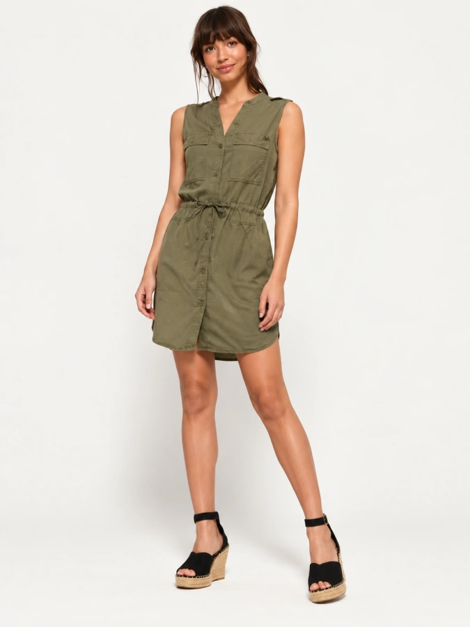 Superdry women's Utility shirt dress