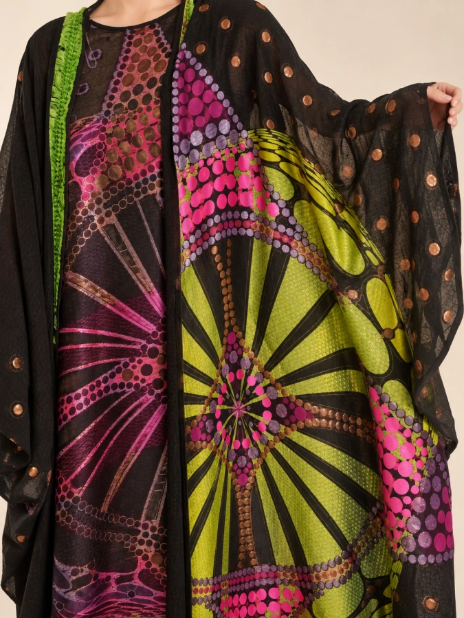 Neon Mandala Abaya