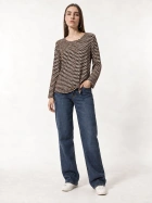 Camel Brown Long Sleeve Top