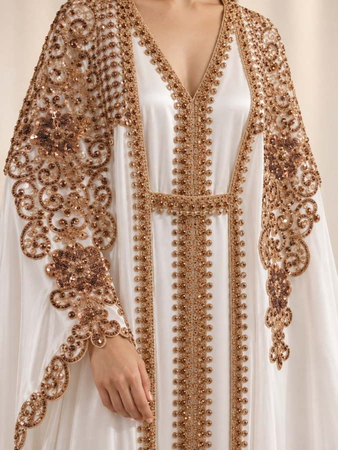 Rose Gold Royal Abaya
