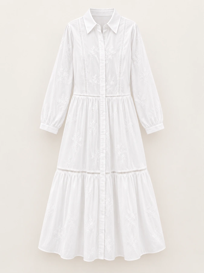 Zara Trimmed Midi Dress