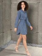 Remix Denim Shirt Dress inner Belt