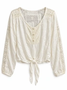 American Rag cream Blouse