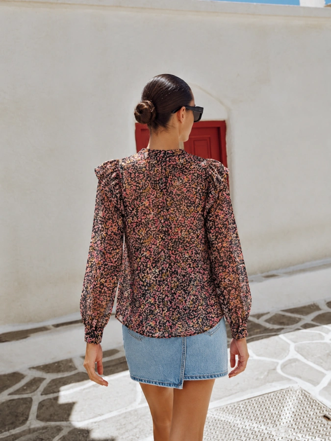 Zara Ruffle Shefon