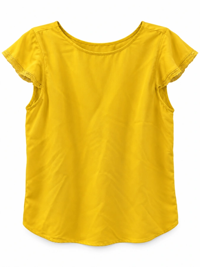 Forever 21 Yellow Cut top