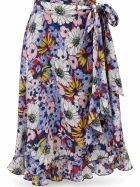 Anthropologie Wrap Floral  Skirt