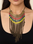 Boho Fringe Chain Necklace
