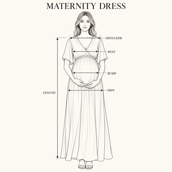 Maternity Dresses Size Guideline