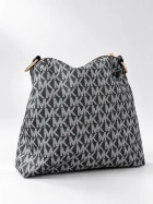Black and grey Michael Kors monogram