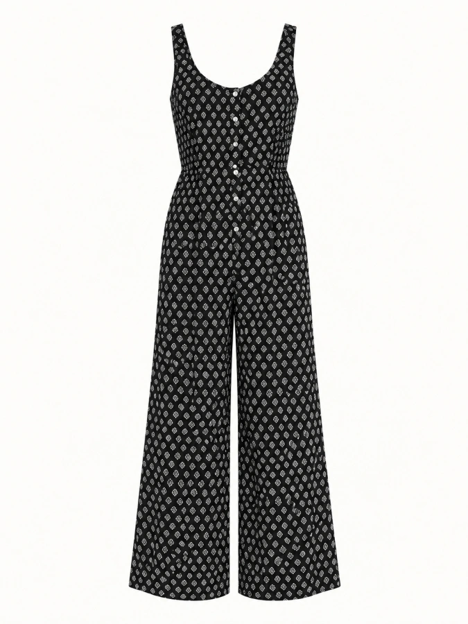 Helena Heritage Printed Jumpsuit