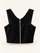 Bebe Plus Velvet Wrap Top