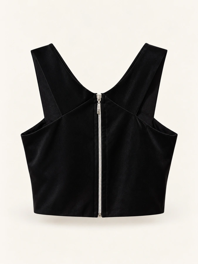 Bebe Plus Velvet Wrap Top