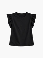 Ruffle Sleeve Top