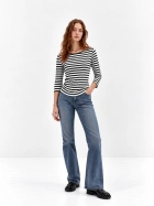 Benetton Sleeve Striped T-shirt