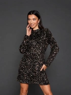 Dorthy Perkins Silver Sequin Mini Dress