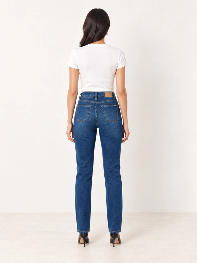 HMU Mom Fit Denim