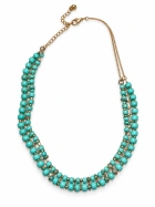 Turquoise double-strand necklace