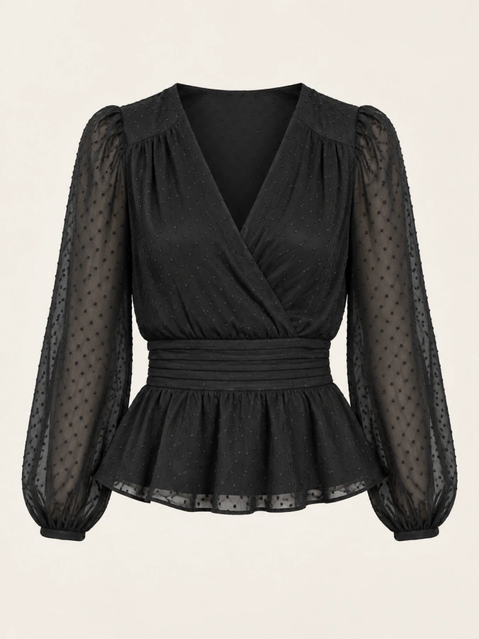 Dobby Chiffon blouse
