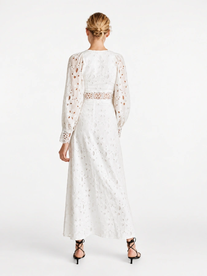 Zara Broderie Angalis Dress