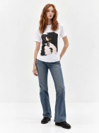 Guess White Printed T-shirt