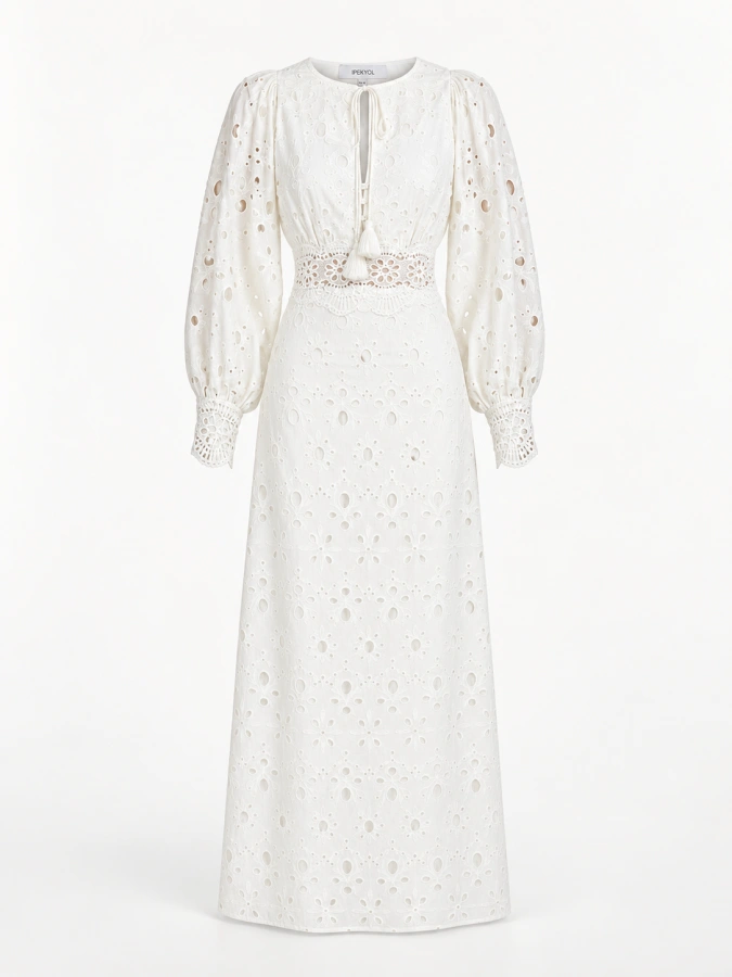 Zara Broderie Angalis Dress