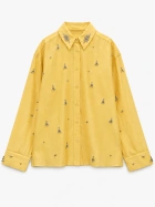 Zara Yellow&Black and Jewelled Front