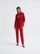 Hailey Silk Shirt In Red