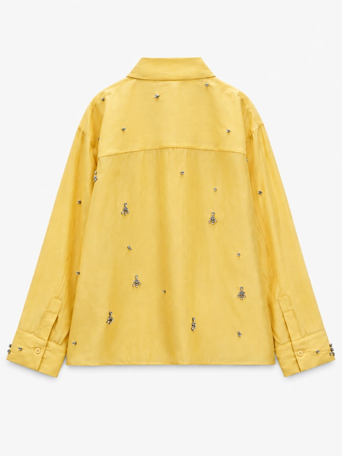Zara Yellow&Black and Jewelled Front