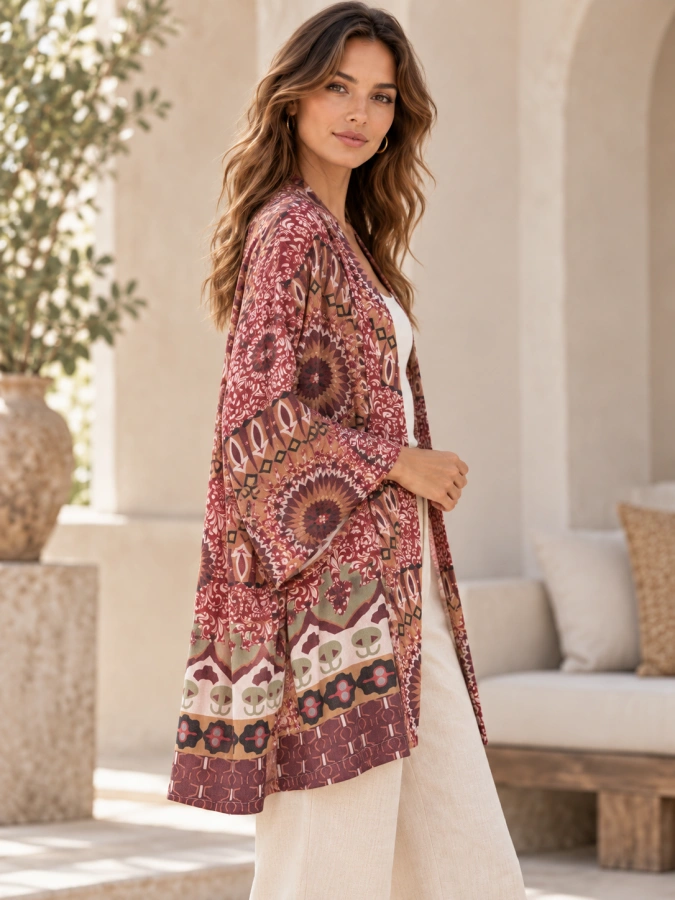 Bohemian Paisely Cardigan