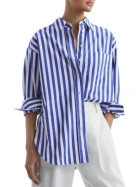 Georgia Boxy Shirt Oversize B&W