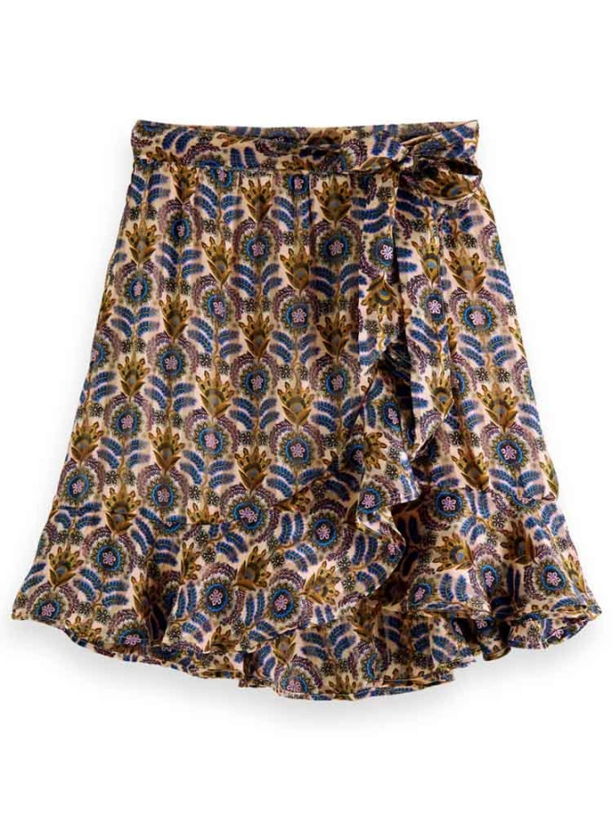 Scotch-Soda Wrap Skirt