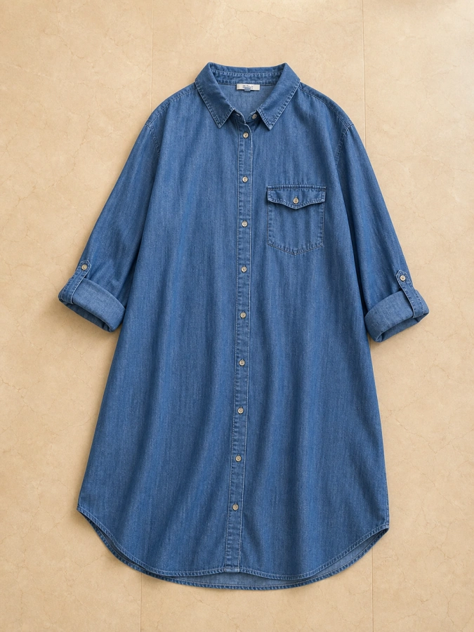 Modavista Plus Denim Dress