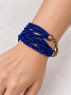Indigo Multi-Strand Wrap Bracelet