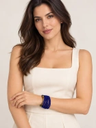 Indigo Multi-Strand Wrap Bracelet