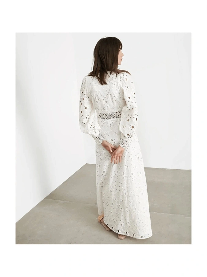 Zara Broderie Angalis Dress