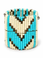 Indian Turquoise Tribal Beaded Cuff