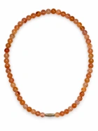 Warm Amber Beaded Necklace
