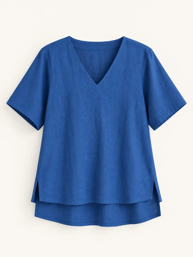 Rounded Neck Top