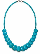 Turquoise Disc Statement Necklace